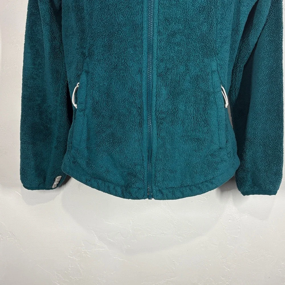 The North Face Women’s Teal Fleece Jacket size small - Picture 4 of 12